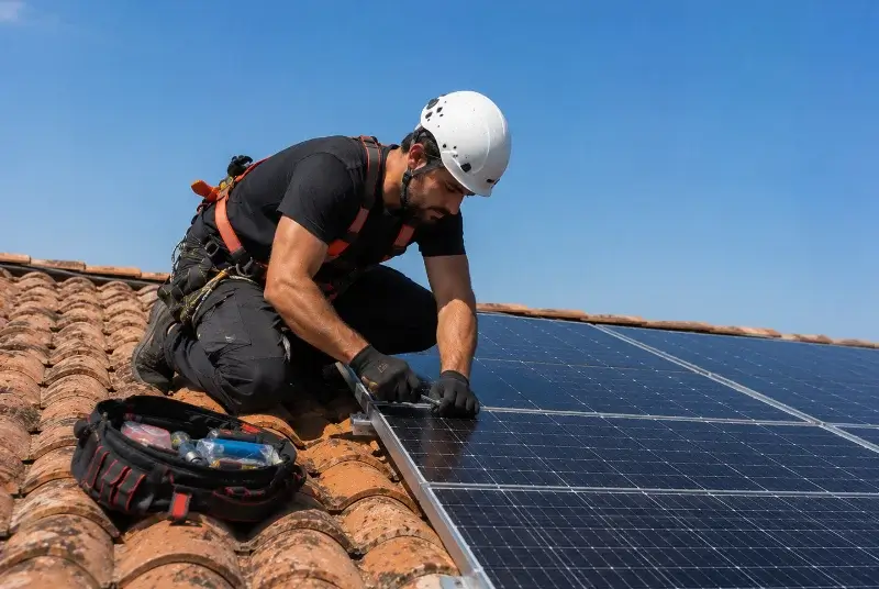 Maintenance et monitoring de panneaux solaires à Cuxac-Cabardès